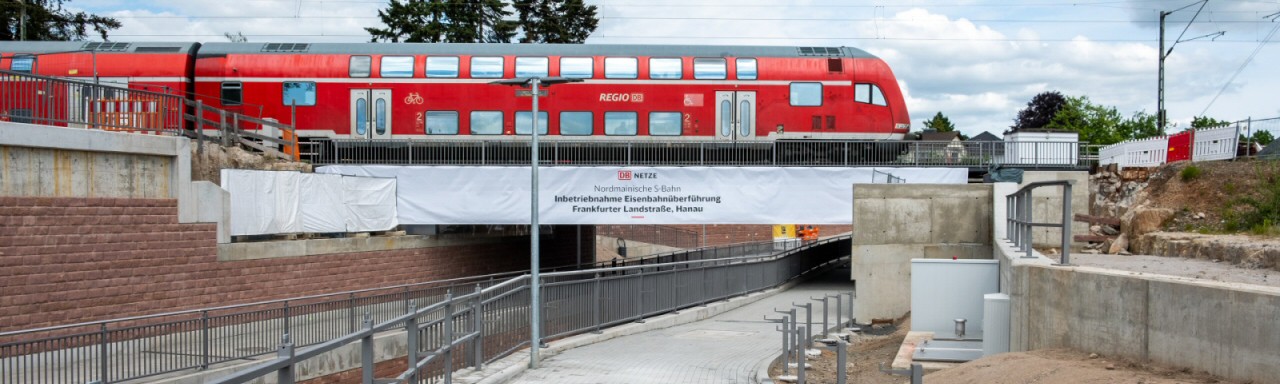 Erster Abschnitt der nordmainischen S-Bahn genehmigt