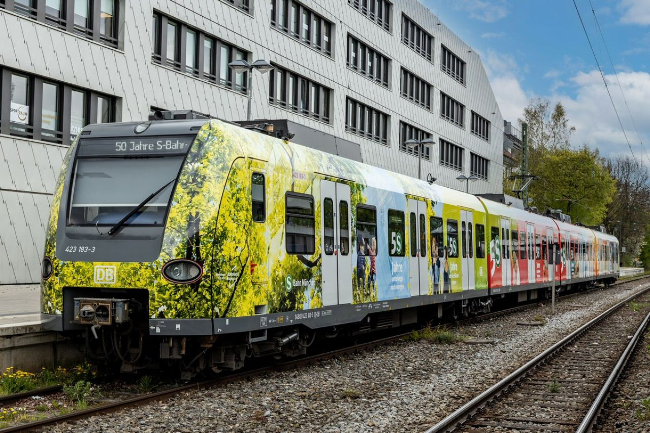 Jubiläumszug der S-Bahn München