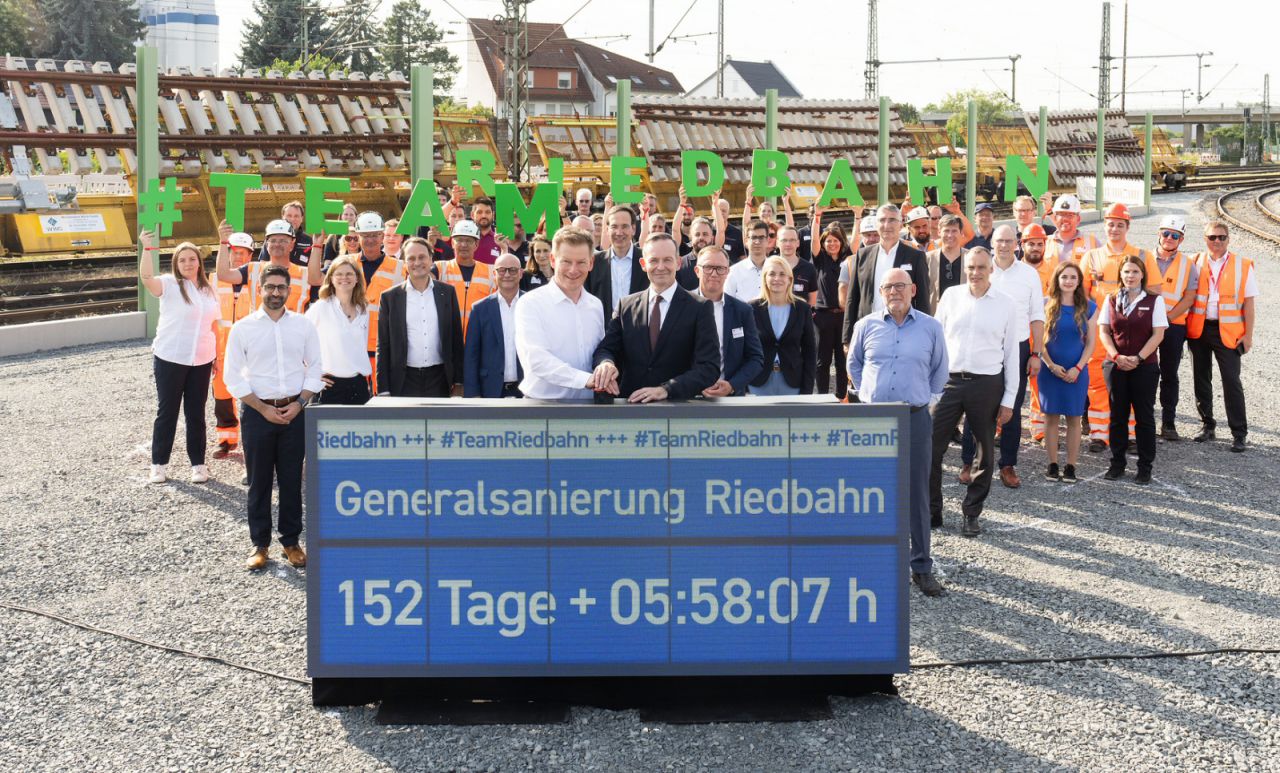 DB startet mit der Riedbahn umfassendes Sanierungsprogramm