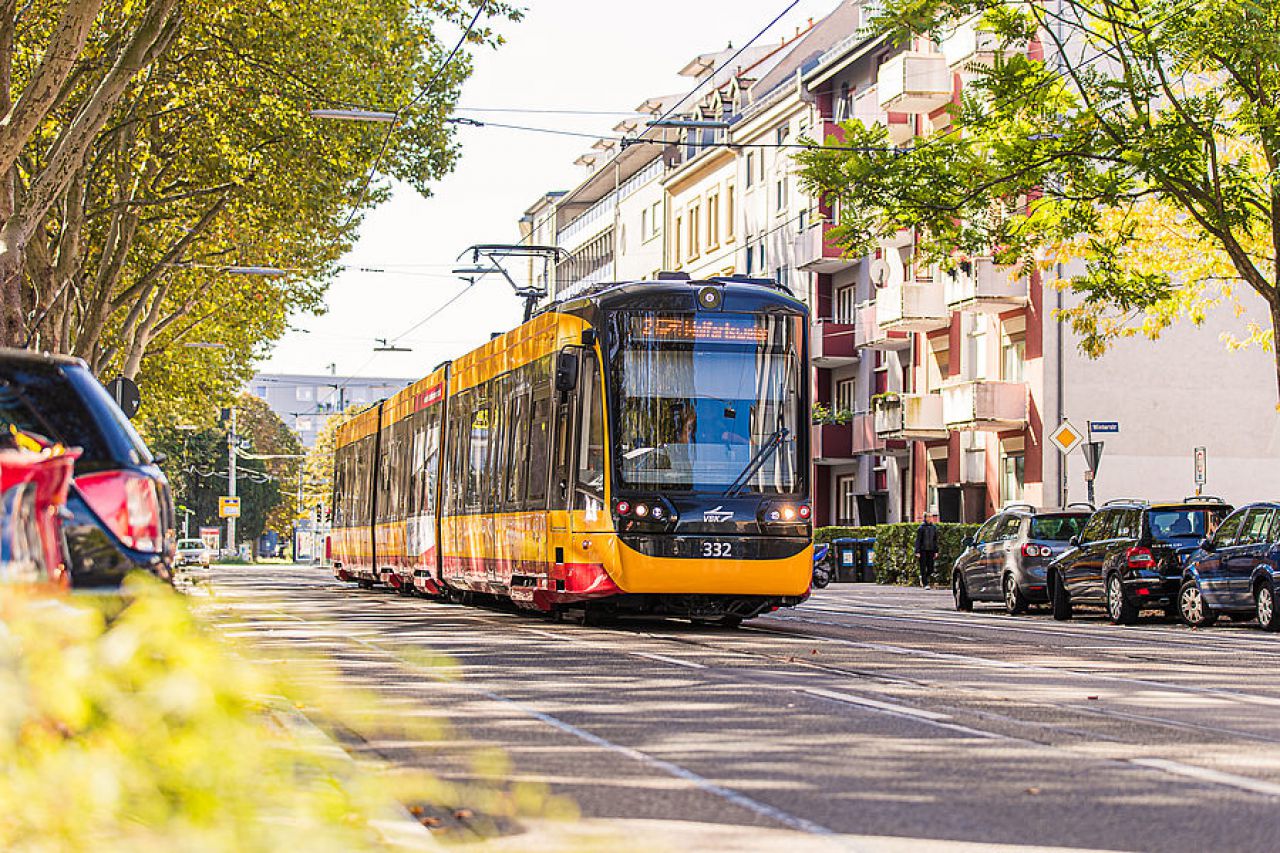 Trambahn in Karlsruhe