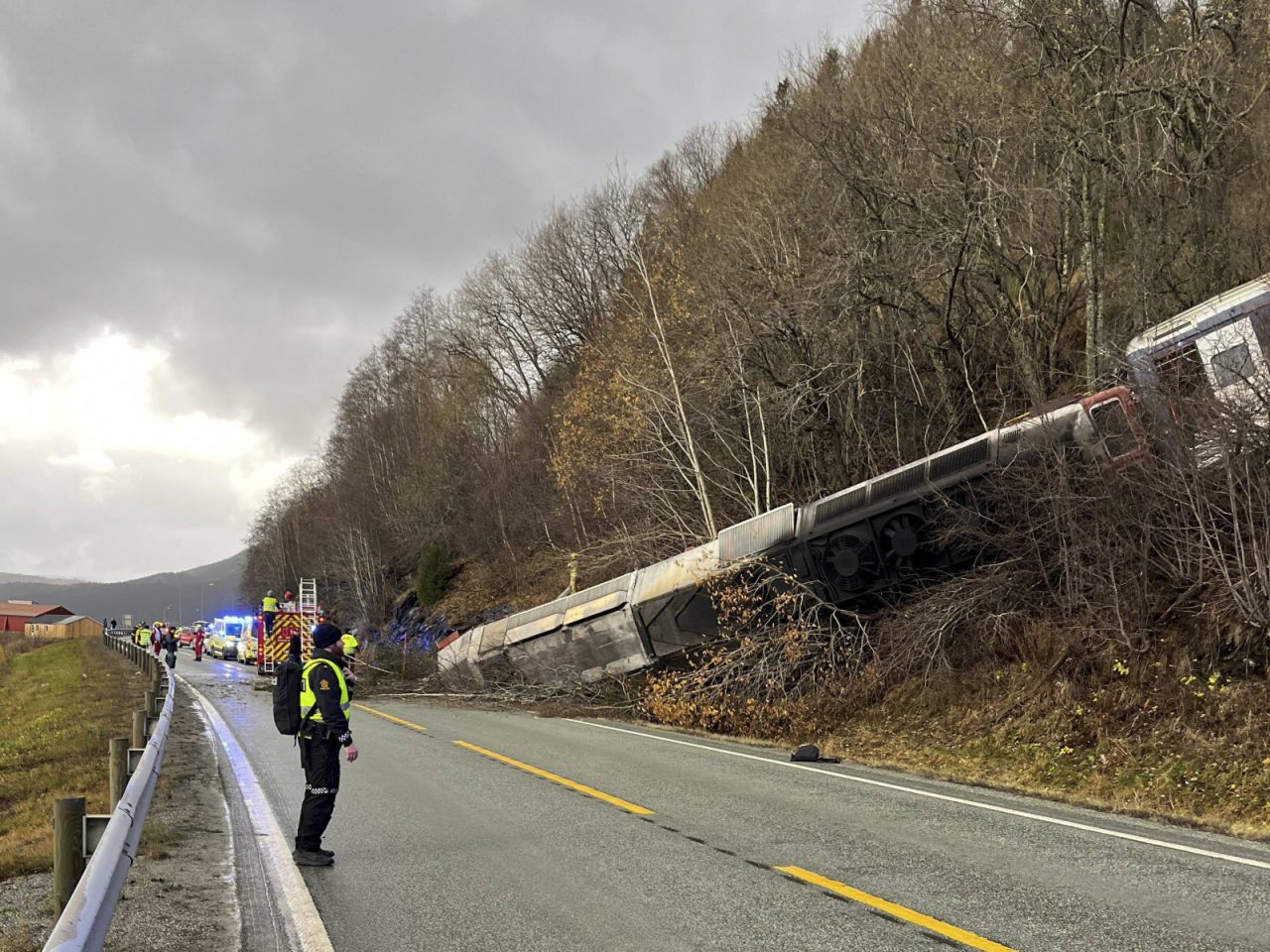 Zugunglück am 24.10.2024 in Norwegen