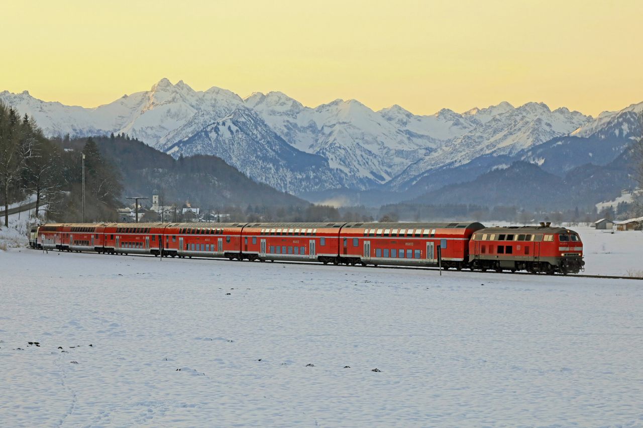 Unterwegs im winterlichen Bayern