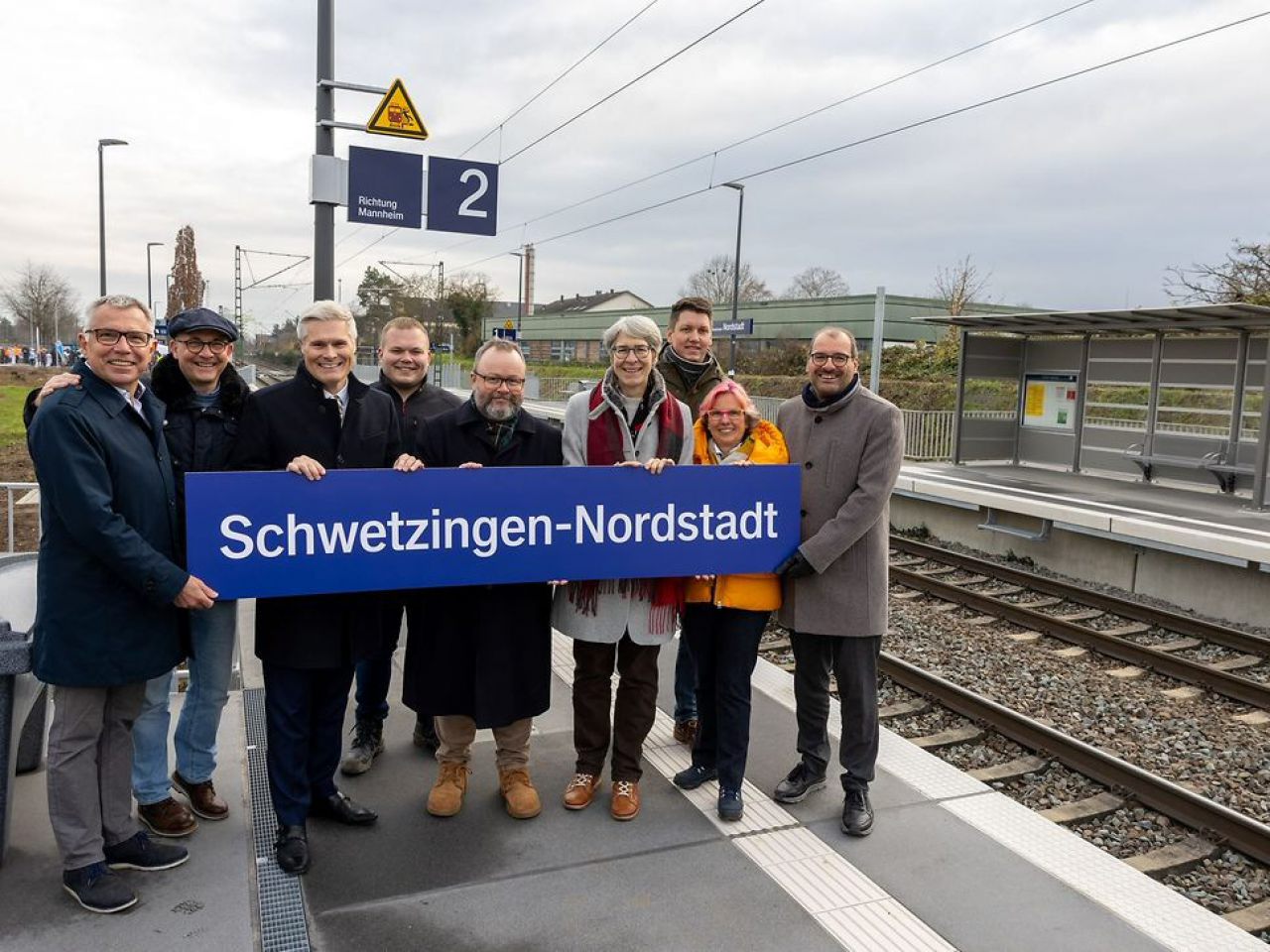 Neuer S-Bahn Haltepunkt Schwetzingen-Nordstadt