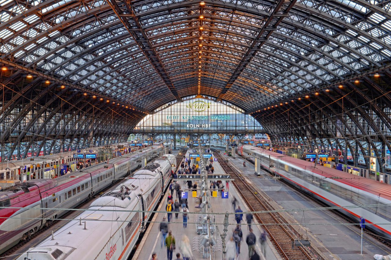 Köln Hauptbahnhof - Bahnsteighalle