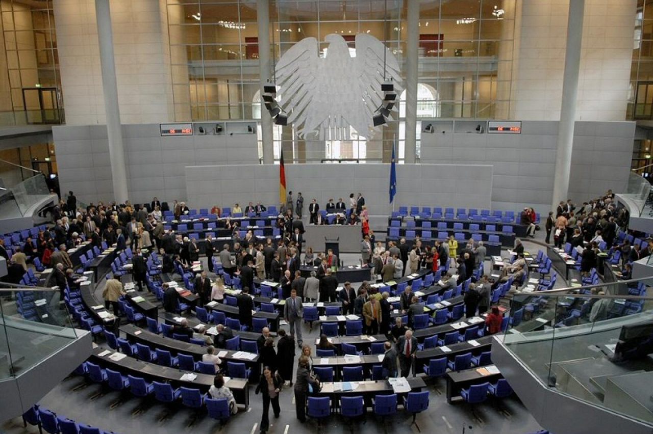 Blick ins Plenum des Deutschen Bundestags