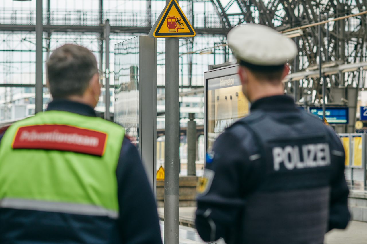 Präventionsteam von DB Sicherheit und Bundespolizei