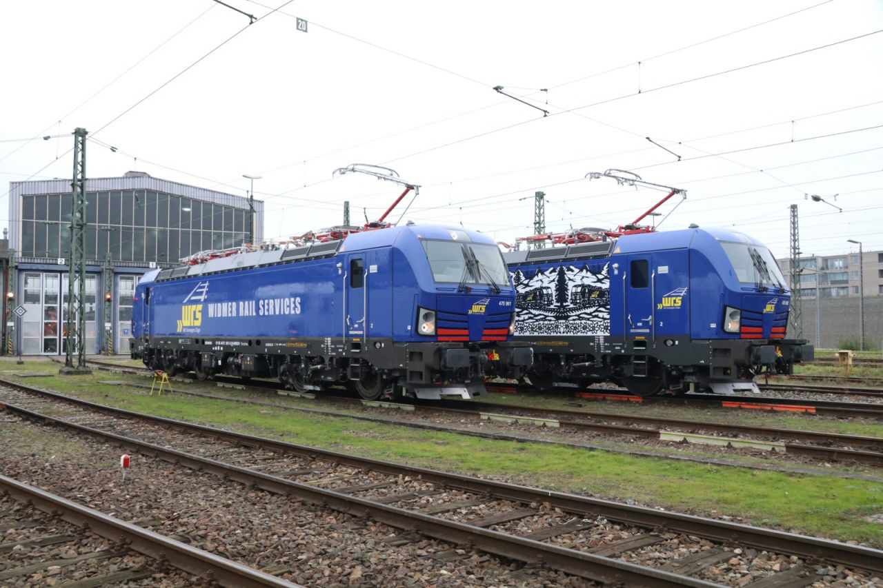 Zwei Vectron AC mit Batterie Power Modul von JeMyn verstärken zukünftig die Flotte von Widmer Rail Services