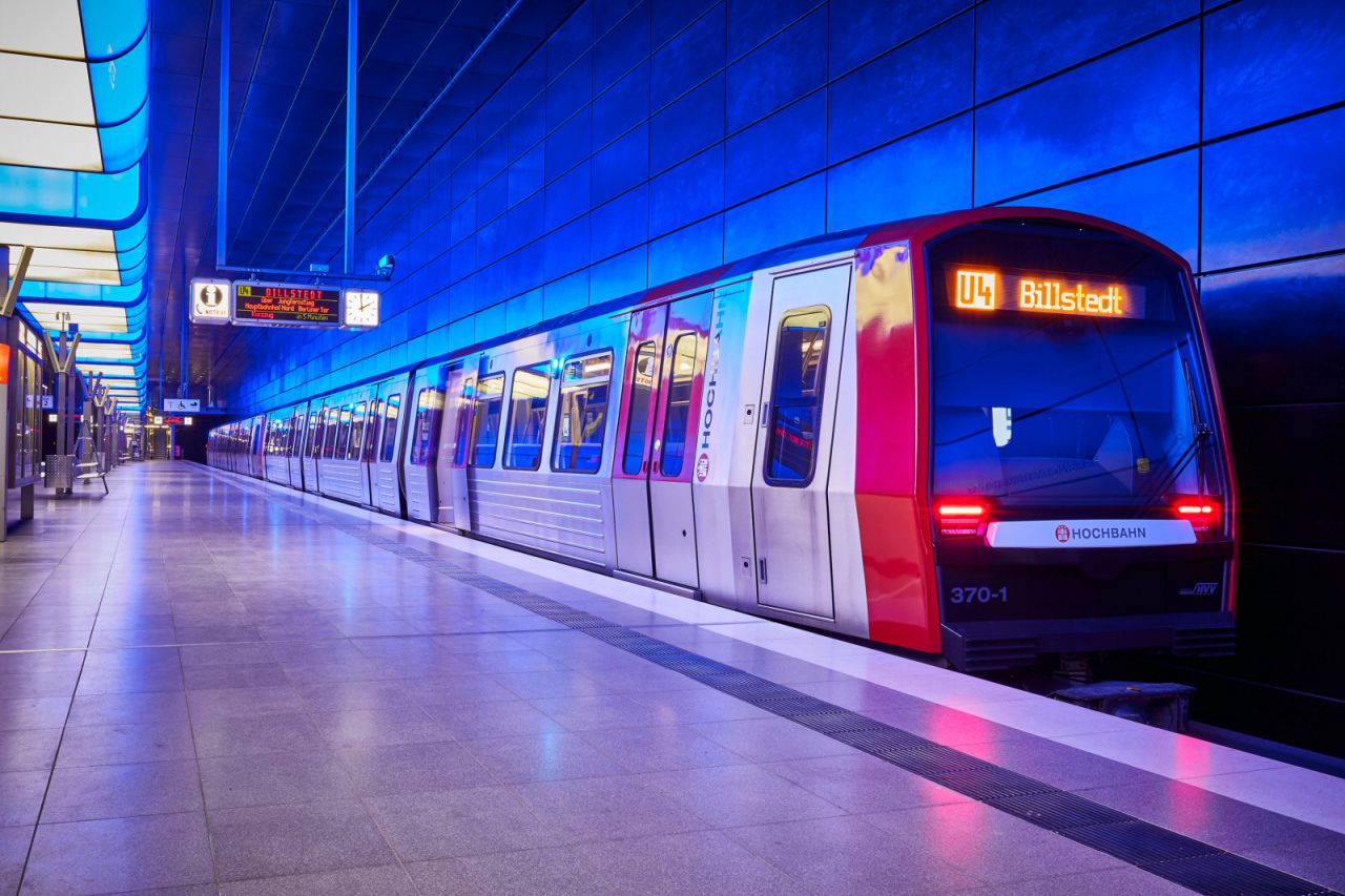 Hamburg: U4-Haltestelle HafenCity Universität